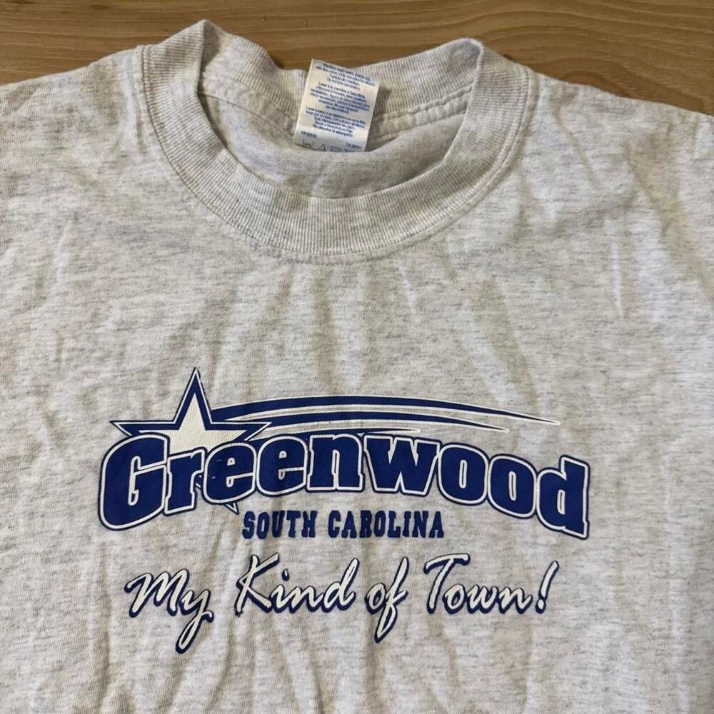 Vintage 00s Greenwood South Carolina My Kind of Town destination tee Sz M